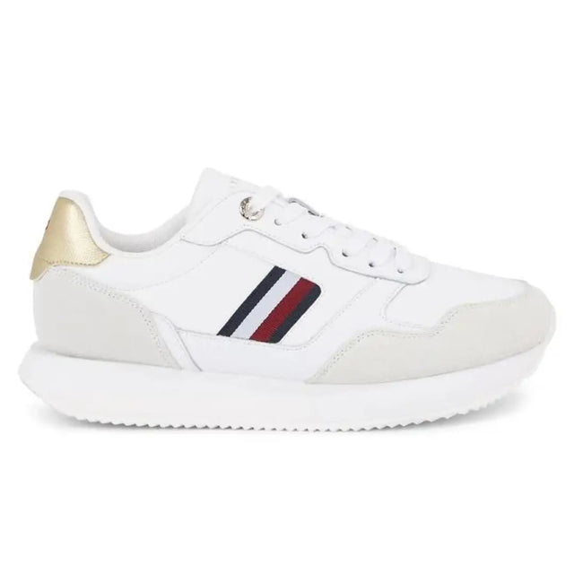 Tommy Hilfiger Global Stripes Lifestyle Runner Women FW0FW07584 - WHT - White / 37 Shoes