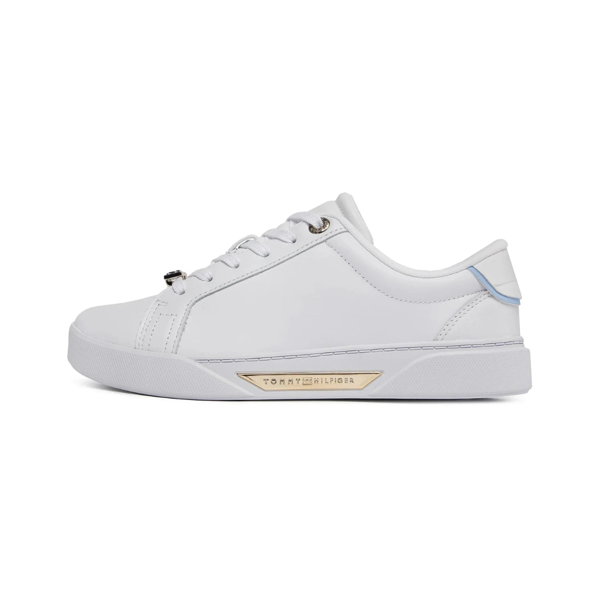 Tommy Hilfiger Golden HW Court Sneaker FW0FW07702 - WHT