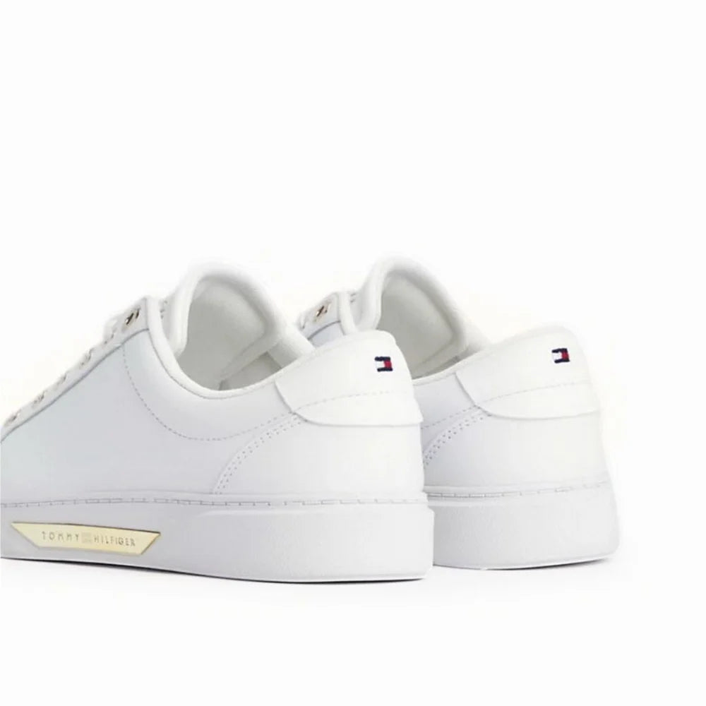 Tommy Hilfiger Golden Hw Court Sneaker Women FW0FW07560-WHT