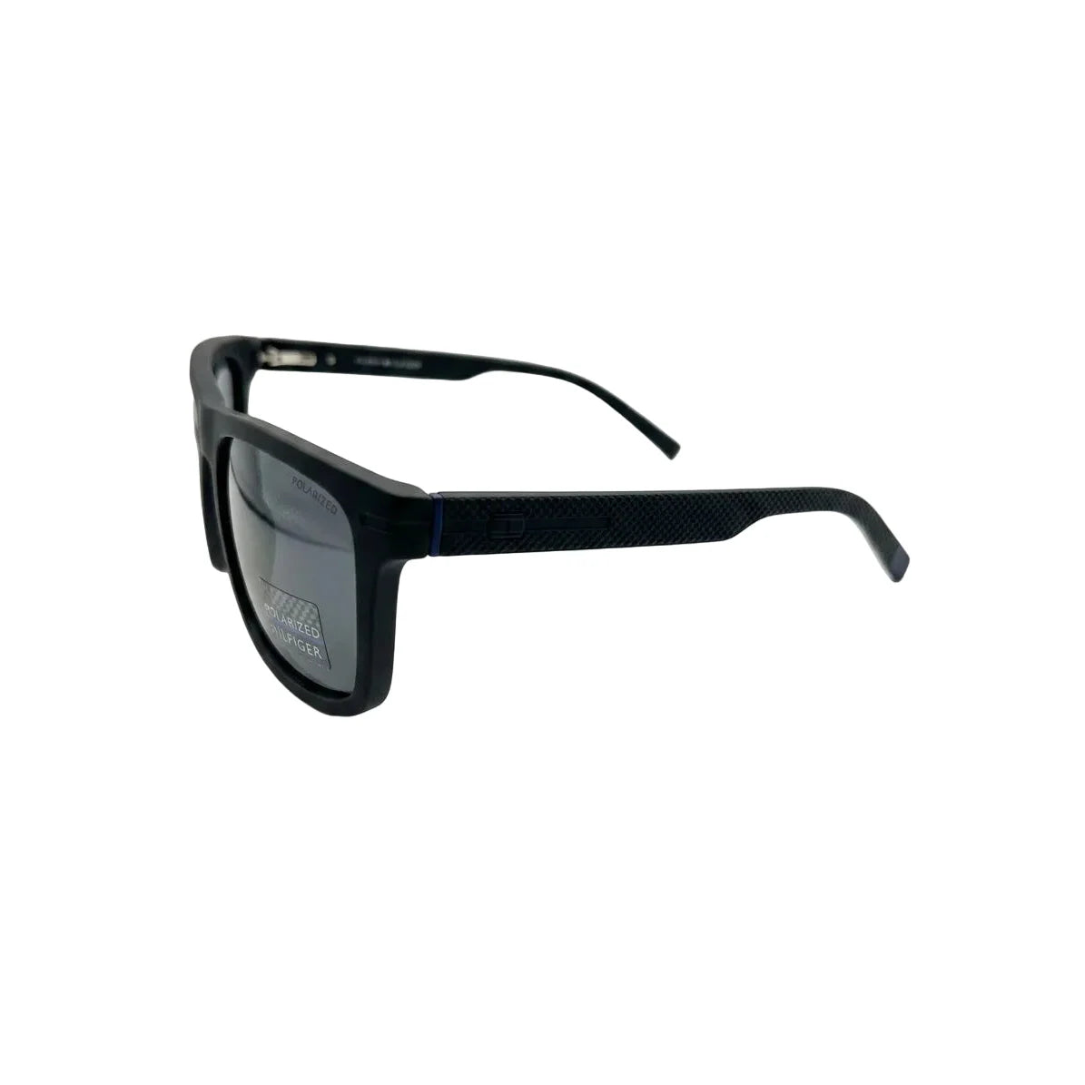 Tommy Hilfiger Gunner Rectangula Frame Sunglasses Unisex - BLK - BLACK