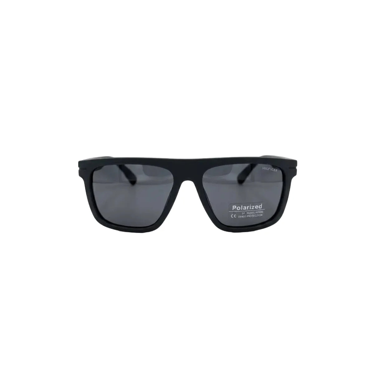 Tommy Hilfiger Gunner Rectangula Frame Sunglasses Unisex - BLK - BLACK