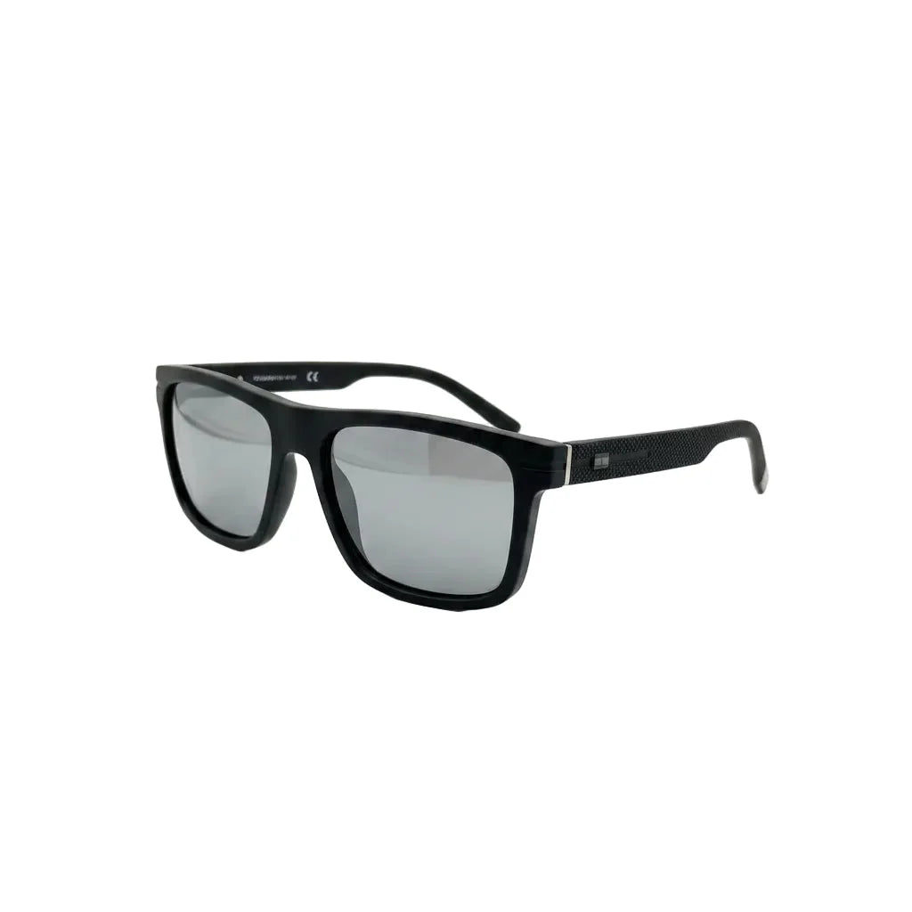 Tommy Hilfiger Gunner Rectangula Frame Sunglasses Unisex - BLK - BLACK