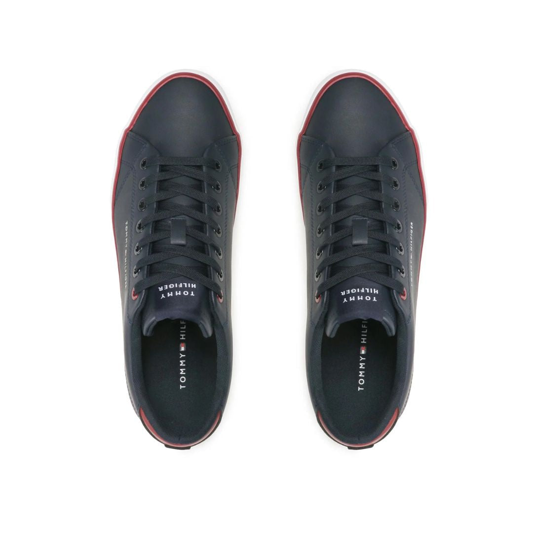 Tommy Hilfiger Hi Vulc Core Low Leather Men FM0FM04731-NVY