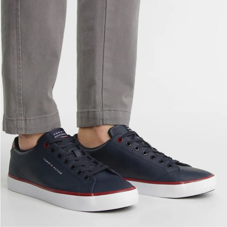 Tommy Hilfiger Hi Vulc Core Low Leather Men FM0FM04731-NVY - Shoes