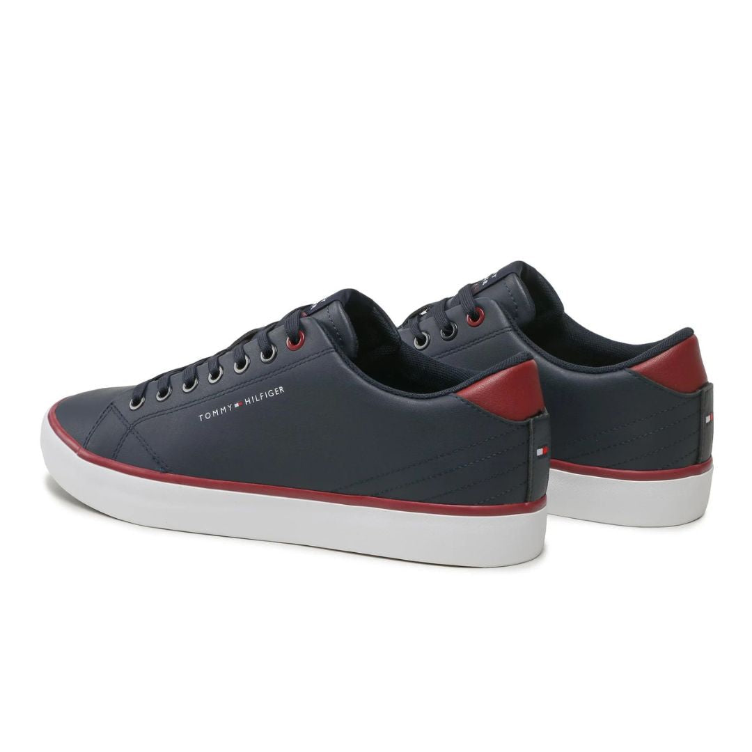 Tommy Hilfiger Hi Vulc Core Low Leather Men FM0FM04731-NVY