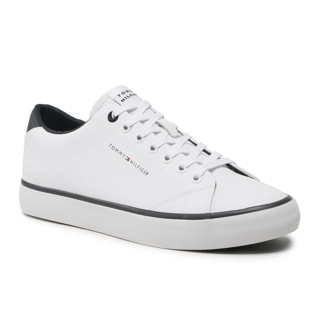 Tommy Hilfiger Hi Vulc Core Low Leather Men FM0FM04731-WHT