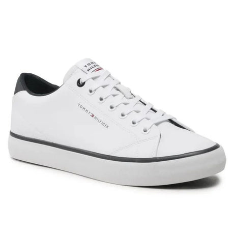 Tommy Hilfiger Hi Vulc Core Low Leather Men FM0FM04731-WHT - Shoes