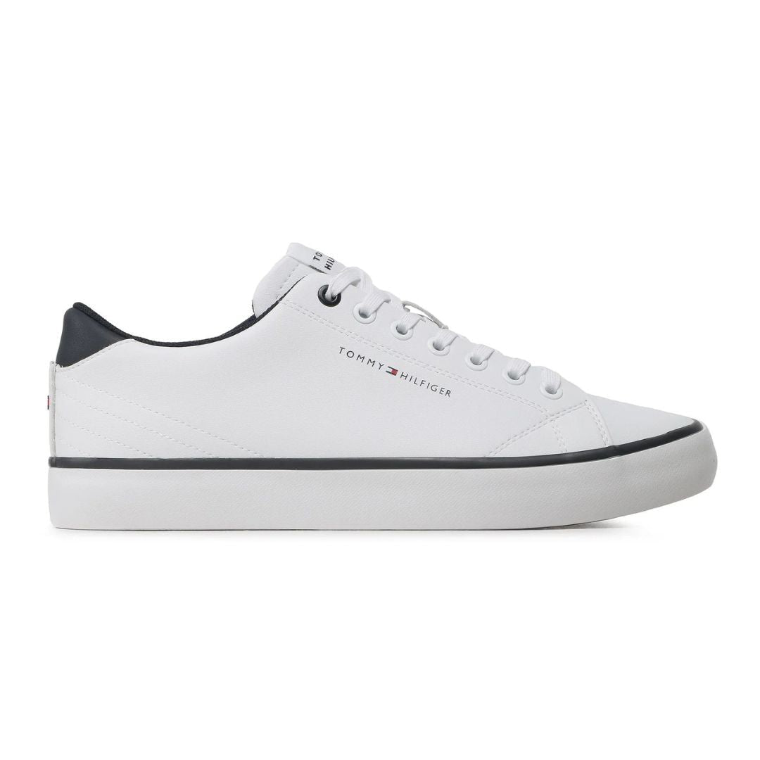 Tommy Hilfiger Hi Vulc Core Low Leather Men FM0FM04731-WHT - White / 40