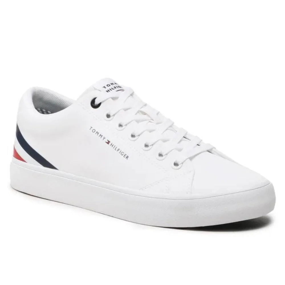 Tommy Hilfiger Hi Vulc Core Low Stripes Sneaker - WHT - Shoes