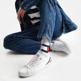 Tommy Hilfiger Hi Vulc Core Low Stripes Sneaker - WHT - Shoes