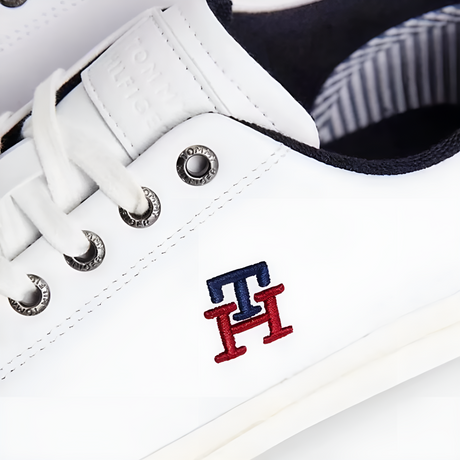 Tommy Hilfiger Hi Vulc Street Low Leather Men FM0FM0470-WHT