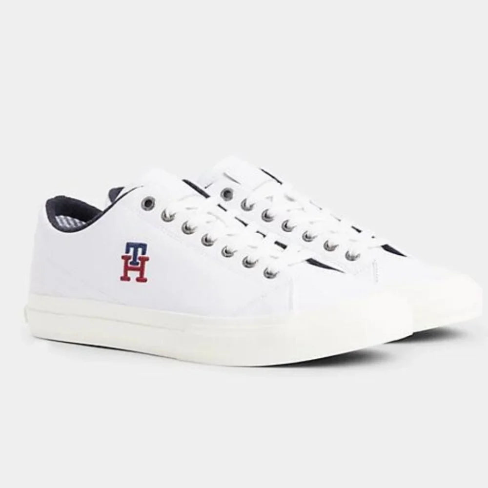 Tommy Hilfiger Hi Vulc Street Low Leather Men FM0FM0470-WHT - Shoes