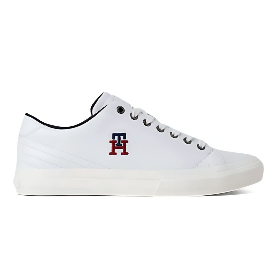 Tommy Hilfiger Hi Vulc Street Low Leather Men FM0FM0470-WHT - White / 40