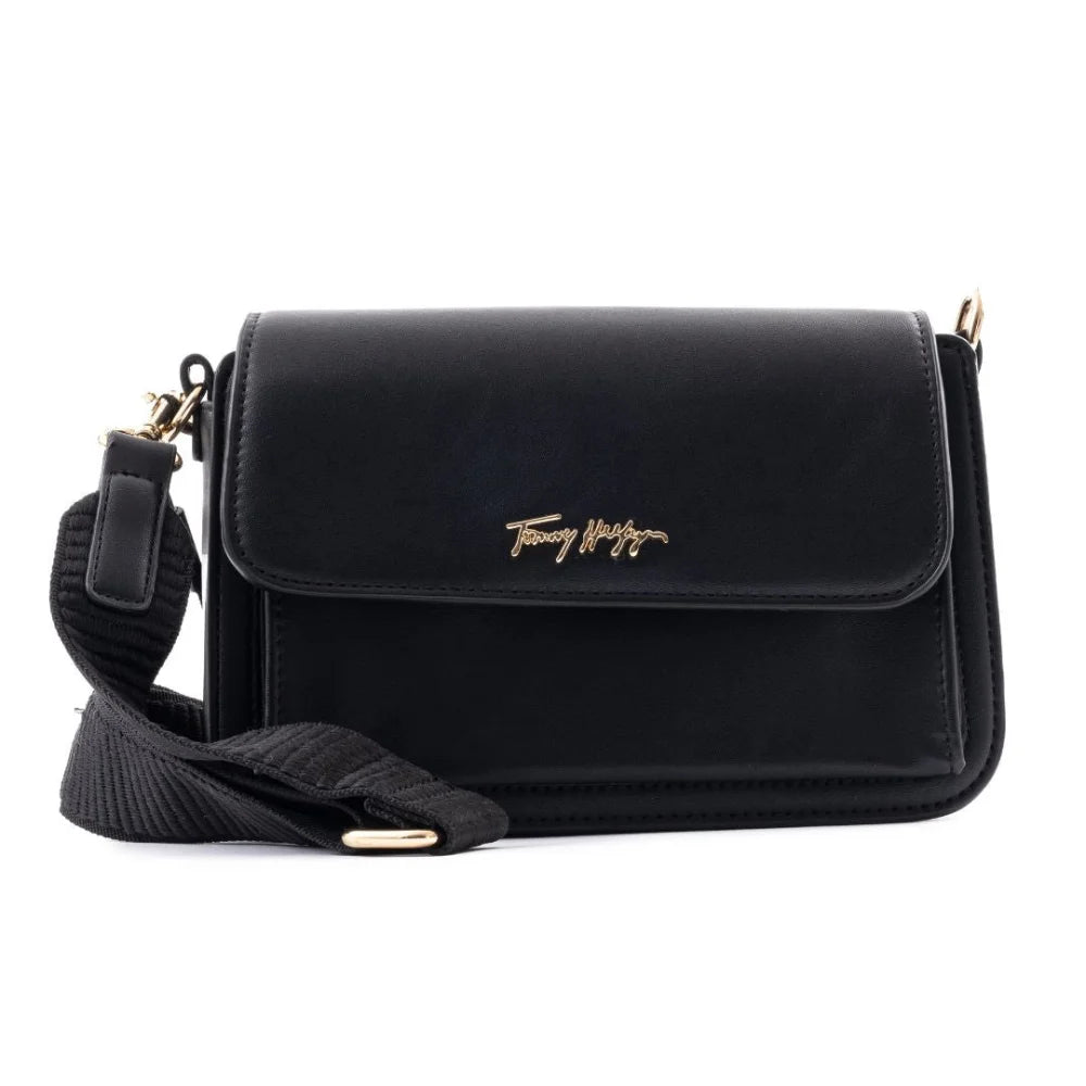 Tommy Hilfiger Iconic Crossbody Smooth Grain PVC Women - Black