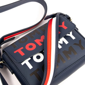Tommy Hilfiger Iconic Crossbody Smooth Grain PVC Women - NAVY - Tommy Navy - Bags