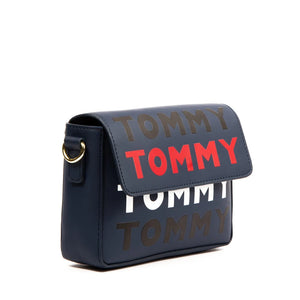 Tommy Hilfiger Iconic Crossbody Smooth Grain PVC Women - NAVY - Tommy Navy - Bags