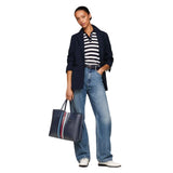 Tommy Hilfiger Iconic Tommy Satchel Corp Bag AW0AW16409-NVY - Navy