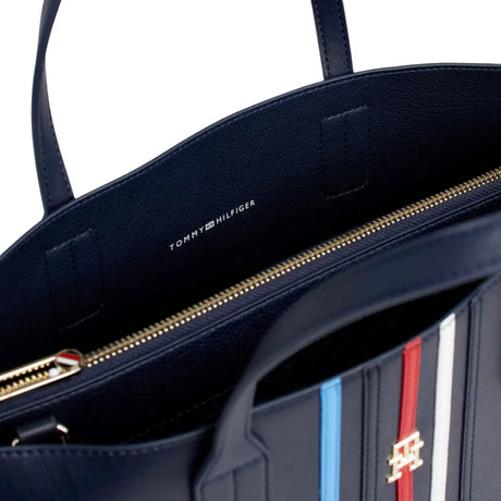 Tommy Hilfiger Iconic Tommy Satchel Corp Bag AW0AW16409-NVY - Navy