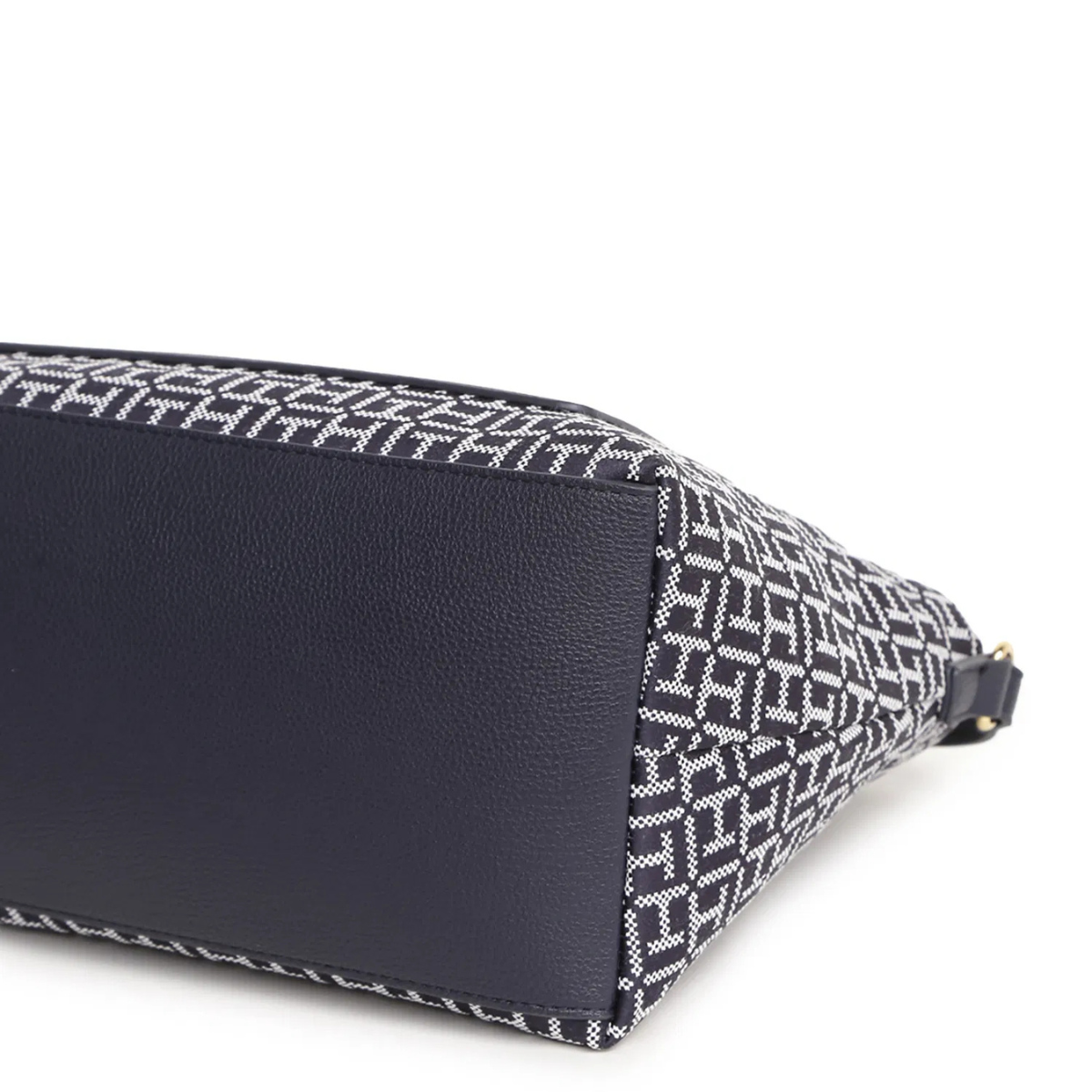 Tommy Hilfiger Jacquard Amelia Satchel Shoulder Bag women - BLKWHT - Black-White