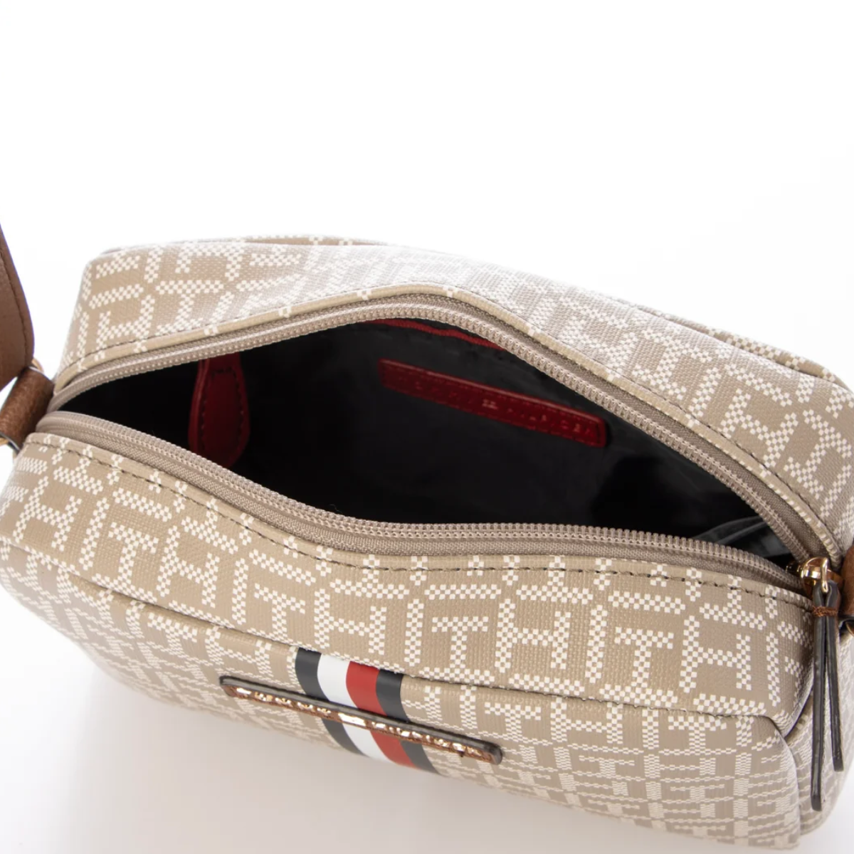 Tommy Hilfiger Jacquard crossbody Bag women - BEGBRN - Beige-Brown