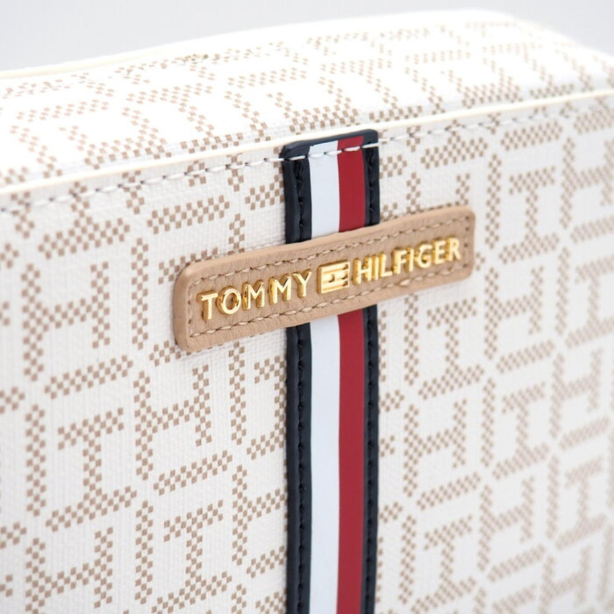 Tommy Hilfiger Jacquard crossbody Bag women - BEGWHT - White-Beige