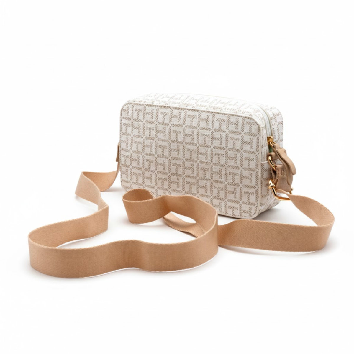 Tommy Hilfiger Jacquard crossbody Bag women - BEGWHT - White-Beige