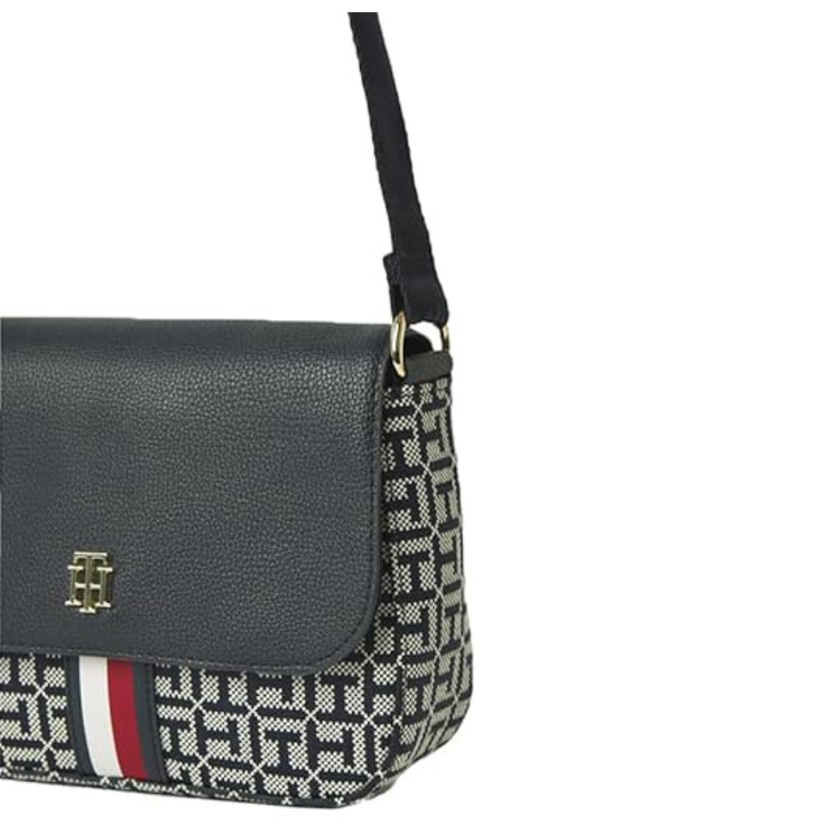 Tommy Hilfiger Jacquard Flap crossbody Bag women - NVY - Navy