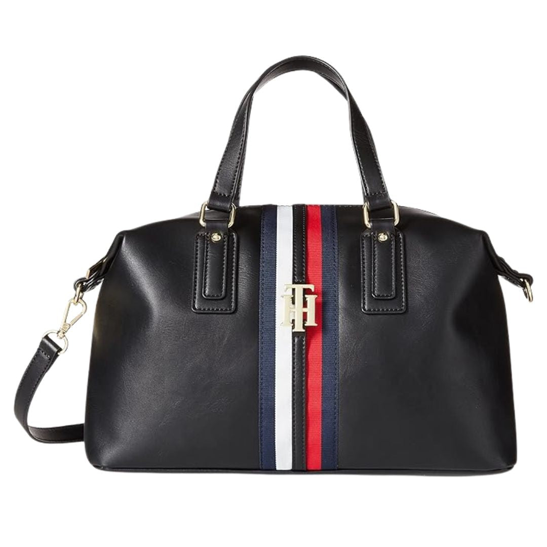 Tommy Hilfiger Jaden Satchel Crossbody Women - BLK - Black