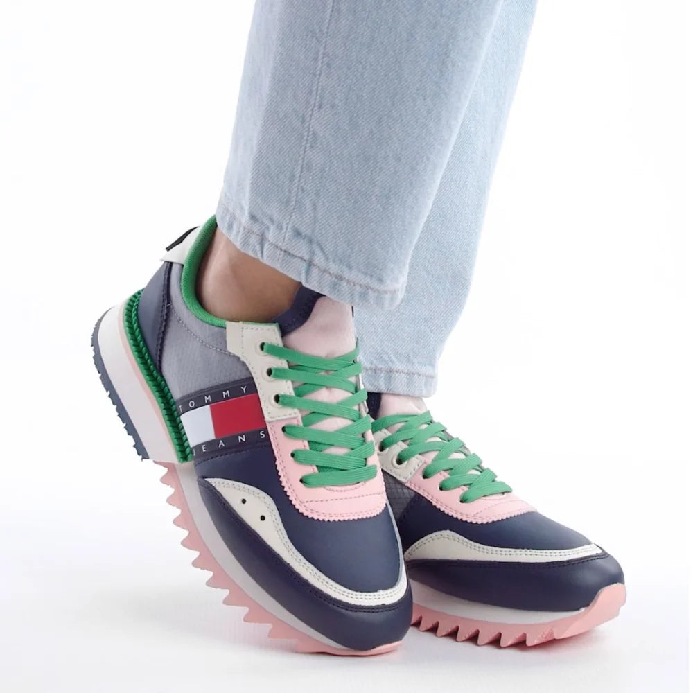 Tommy Hilfiger Jeans Cleated Sneakers Women EN0EN02130-NVYGRY - 36 / Navy