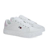 Tommy Hilfiger Jeans Cool Backtab Leather Sneaker Women - WHT - White / 36