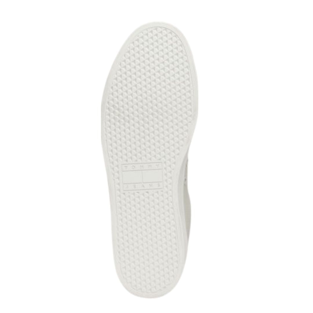 Tommy Hilfiger Jeans Leather Low Cupsole EM0EM01374-BLK - Black / 42
