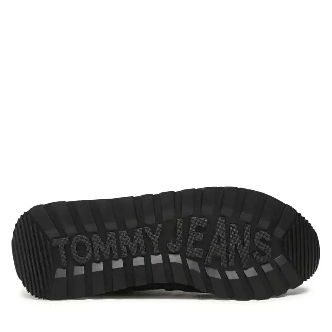 Tommy Hilfiger Jeans Leather Runner ESS Men EM0EM00898-BLK - Shoes