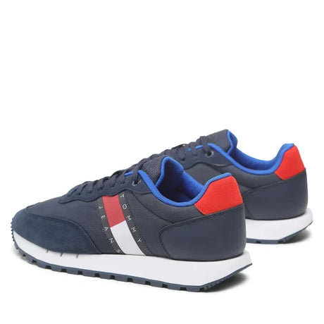 Tommy Hilfiger Jeans Leather Runner ESS Men EM0EM01136-NVY - Shoes