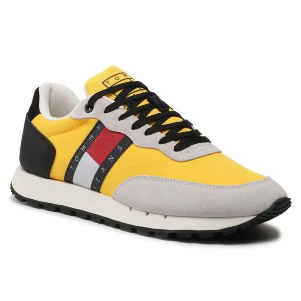 Tommy Hilfiger Jeans Leather Runner ESS Men EM0EM01136-YEL - Shoes