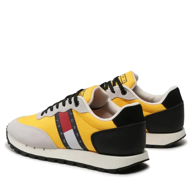 Tommy Hilfiger Jeans Leather Runner ESS Men EM0EM01136-YEL - Shoes