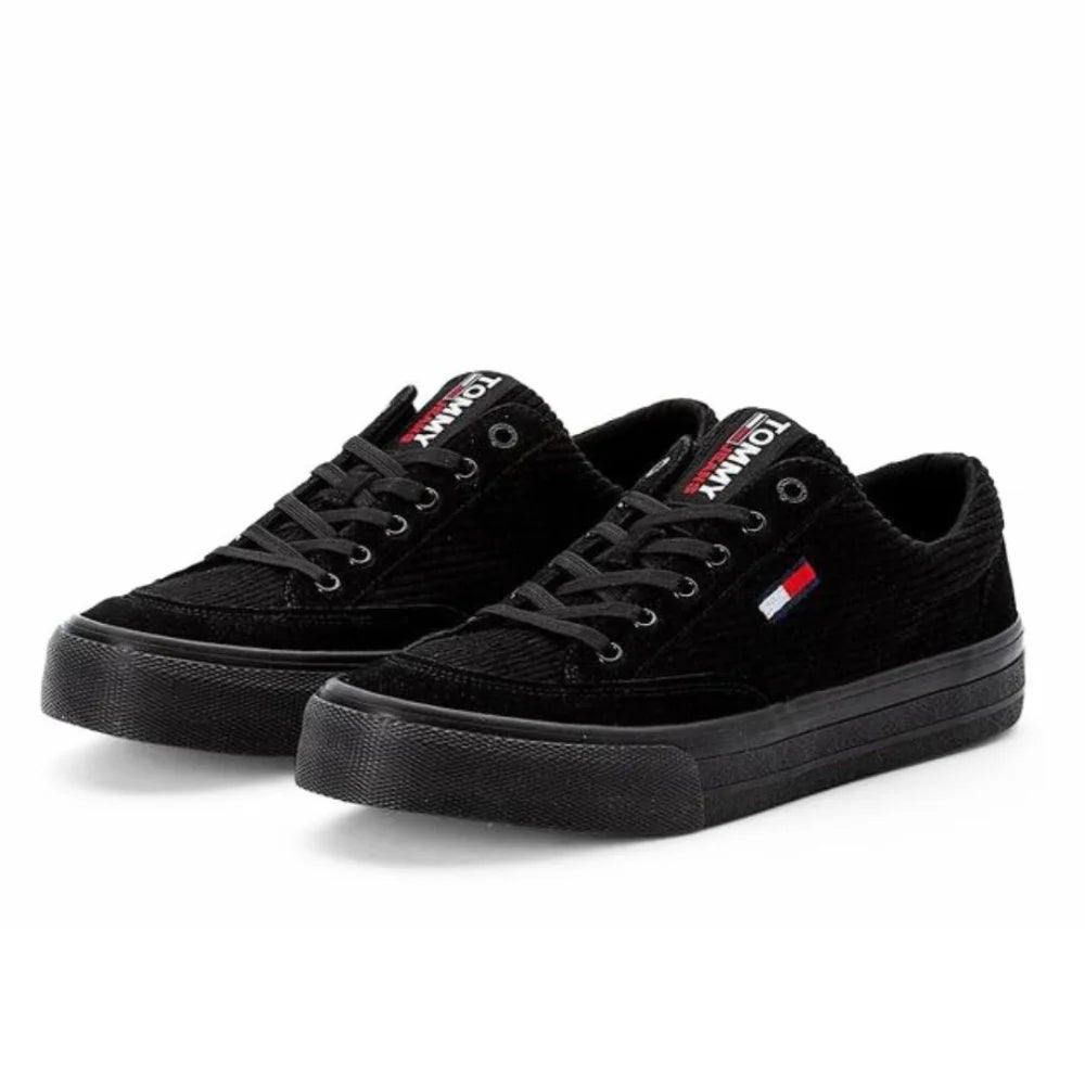 Tommy Hilfiger Jeans Long Lace TJM VULC Canvas Trainer Men - BLK - Black / 42 - Shoes