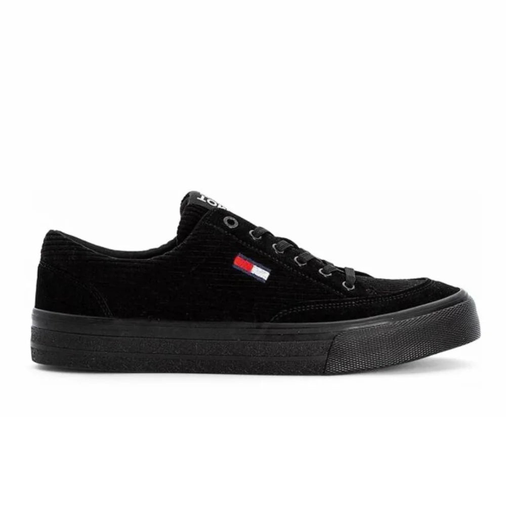 Tommy Hilfiger Jeans Long Lace TJM VULC Canvas Trainer Men - BLK - Shoes