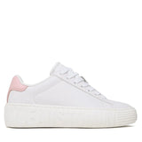 Tommy Hilfiger Jeans New Cupsole Leather Sneaker Women - WHT - Shoes