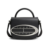 Tommy Hilfiger Jeans Origin Plaque Crossover Bag - BLK - Black