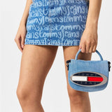Tommy Hilfiger Jeans Origin Plaque Crossover Bag - DEM - Denim