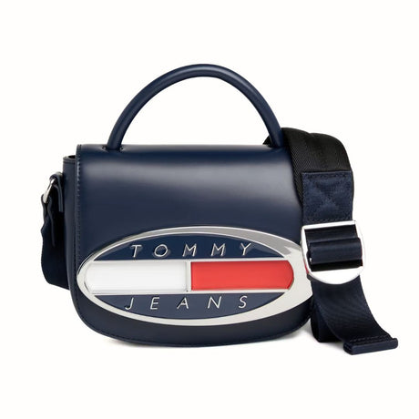 Tommy Hilfiger Jeans Origin Plaque Crossover Bag - NVY - Navy