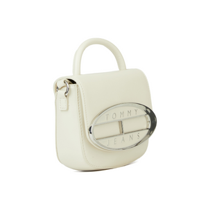 Tommy Hilfiger Jeans Origin Plaque Crossover Bag - WHT - White