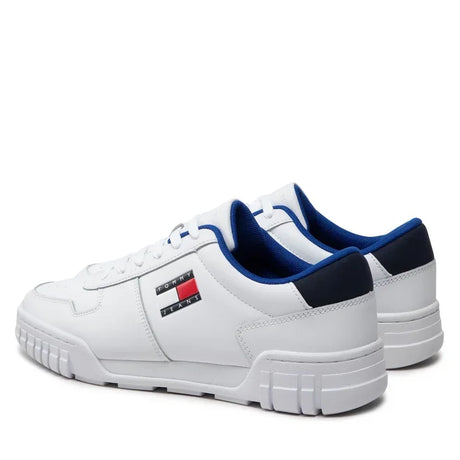 Tommy Hilfiger Jeans Retro Leather Cupsole ESS Men EM0EM01068-WHT - Shoes