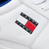 Tommy Hilfiger Jeans Retro Leather Cupsole ESS Men EM0EM01068-WHT - Shoes