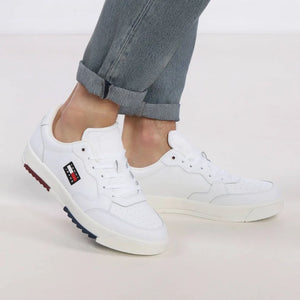 Tommy Hilfiger Jeans Retro Leather ESS Men EM0EM00899-WHT - Shoes