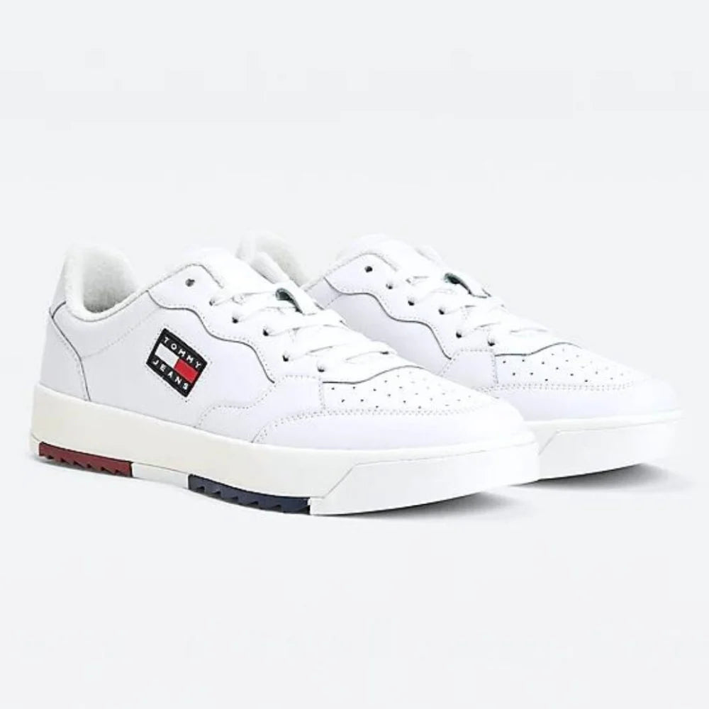 Tommy Hilfiger Jeans Retro Leather ESS Men EM0EM00899-WHT - Shoes