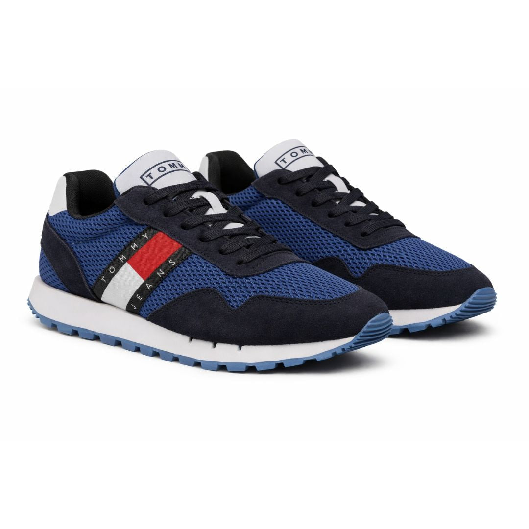 Tommy Hilfiger Jeans Retro Runner Mesh Men EM0EM01172-BLU - Blue / 41 / D - Medium
