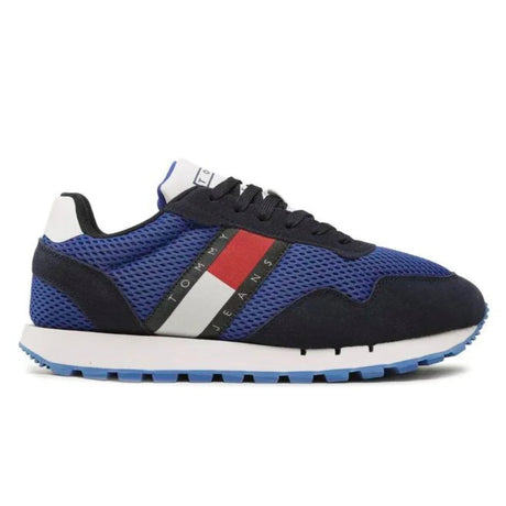 Tommy Hilfiger Jeans Retro Runner Mesh Men EM0EM01172-BLU - Blue / 43 / D - Medium - Shoes