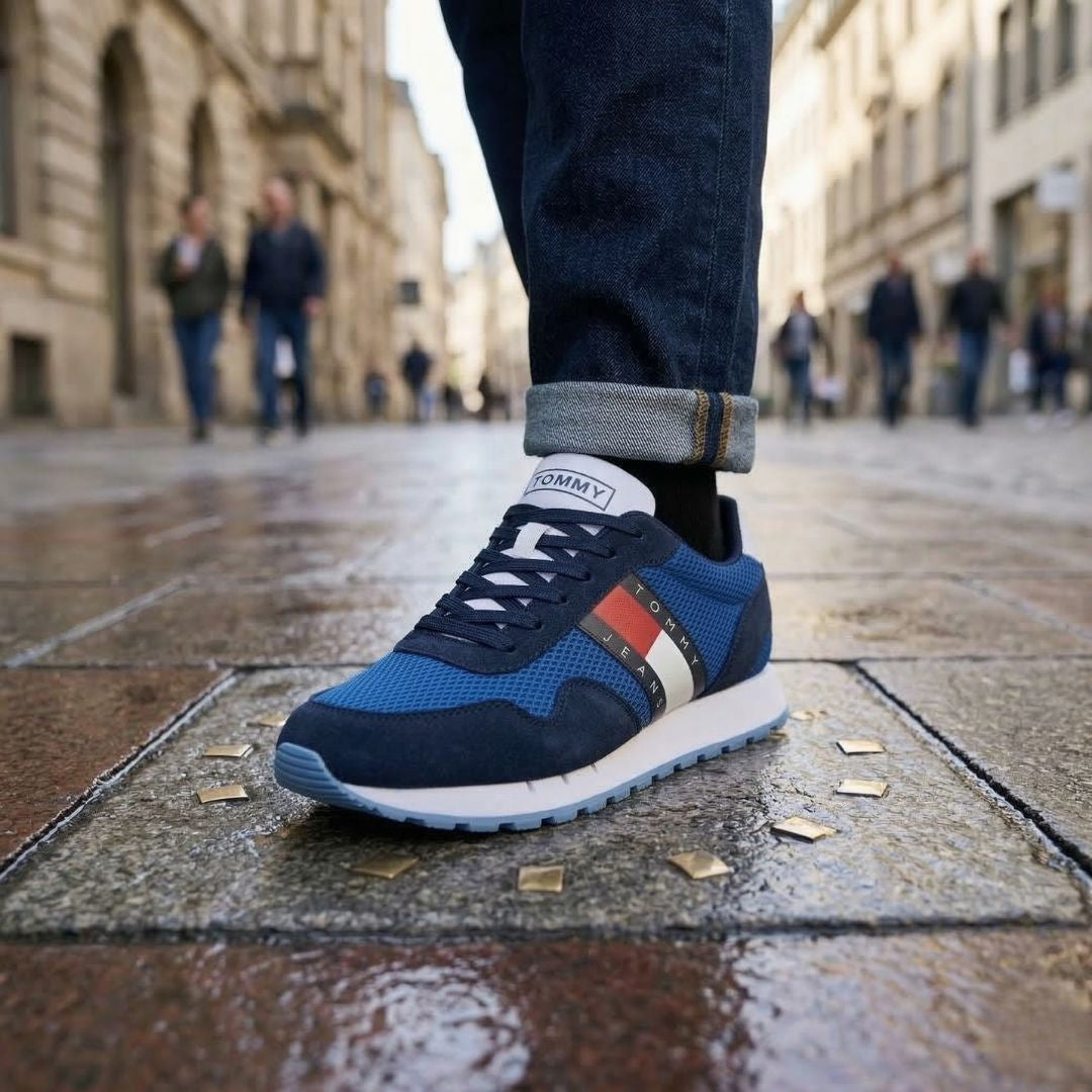 Tommy Hilfiger Jeans Retro Runner Mesh Men EM0EM01172-BLU