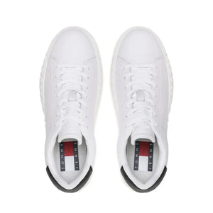 Tommy Hilfiger Jeans Sneakers Leather Outsole EM0EM01159-WHT